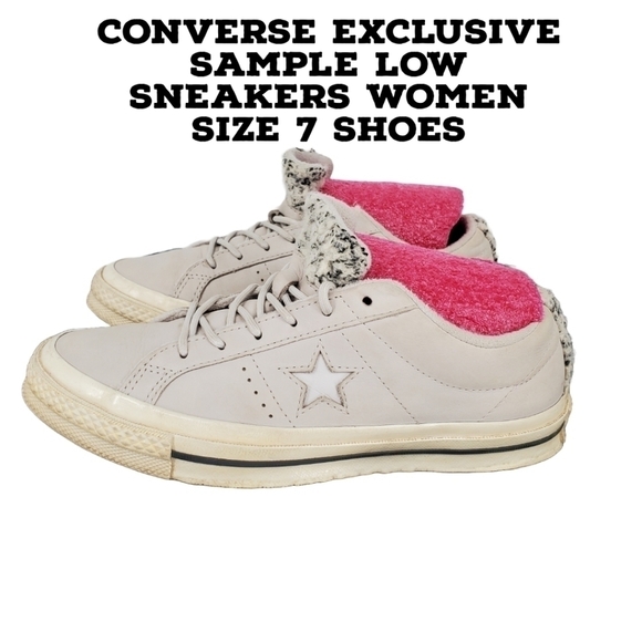 Converse Exclusive Sample Low Sneakers Women Size 7 Shoes - Picture 1 of 11